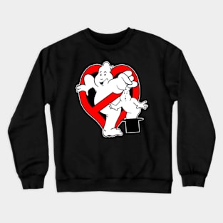 The Magic Ghostbuster HEART Playing Card Crewneck Sweatshirt